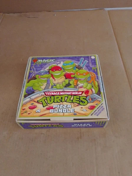 Magic The Gathering Teenage Mutant Ninja Turtles Pizza 3.465x7.362x0.1in New