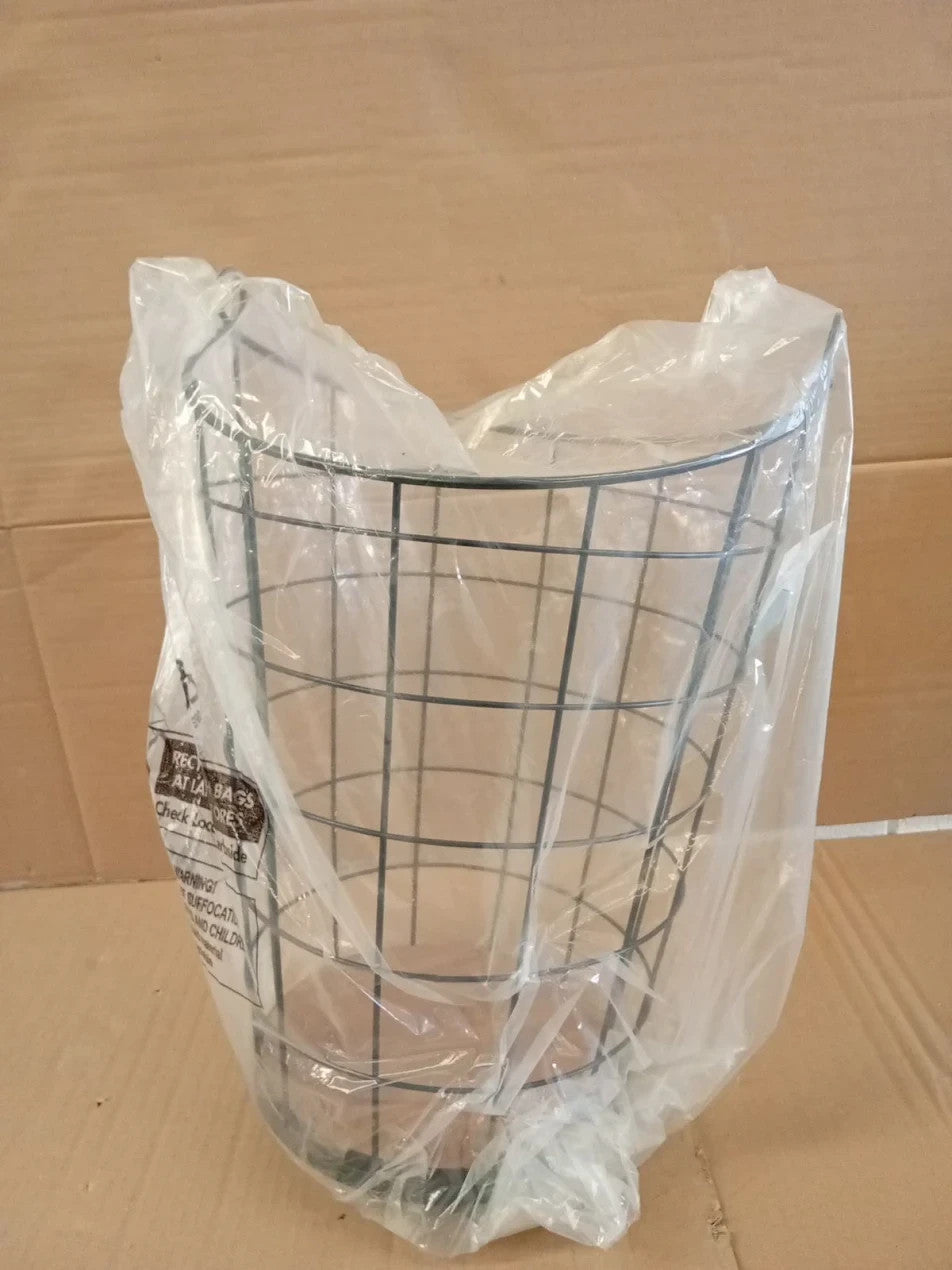 Habitat Black Wire Toilet Roll Basket 1 Pack