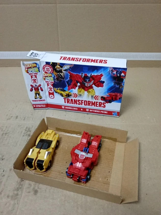 Transformers Crash Combine Heroes Bumblebee Optimus Prime 2pc 6+ New