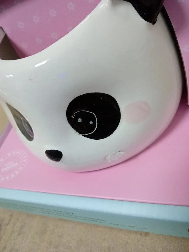 Legami Desk Friends Ceramic Pen Holder 11.2x11.4cm Panda Theme Hand Painted