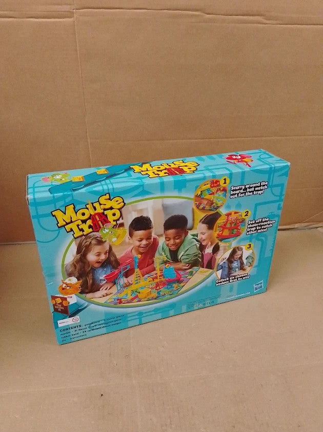 Hasbro Gaming Mouse Trap Board Game Easier Set Up Previous Versions Kids +6 New