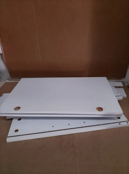 Argos Home Prime 2 Door 1 Adjustable  Shelf Mirrored Cabinet White 50x60x14cm