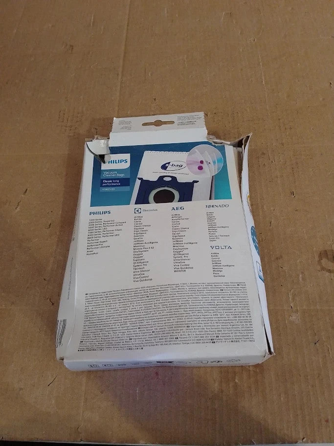 Philips FC8021/03 S Bag Classic Vacuum Cleaner Bags 3Liters White New