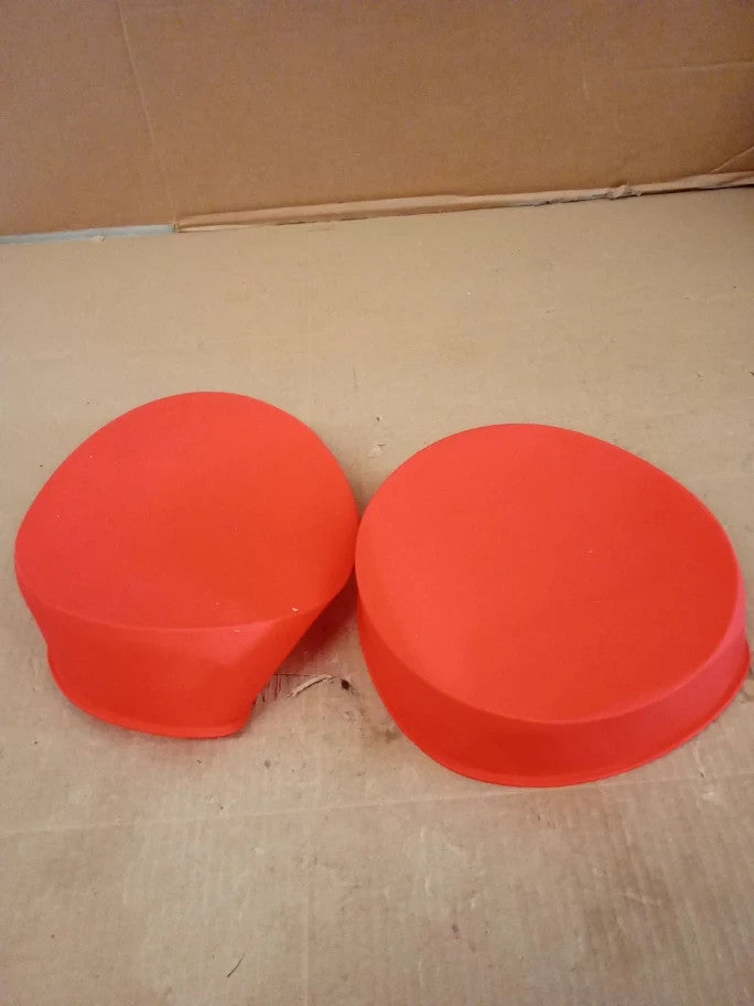 Sol 2pk 8in Silicone Cake Moulds For Baking Flexible Tin Non Stick Bakeware New