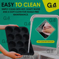 G4GADGET Nonstick 12 Cup Muffin Tray Cupcake Baking Tin Oven Safe Black New