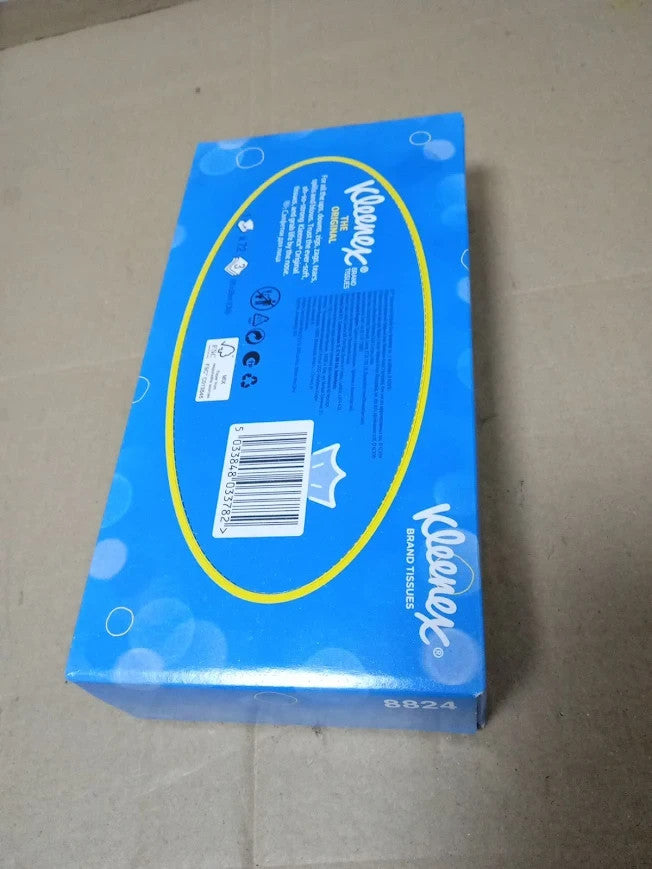 Kleenex Tissues Original Ultra Soft Single Box 72 Sheets 3 Ply New