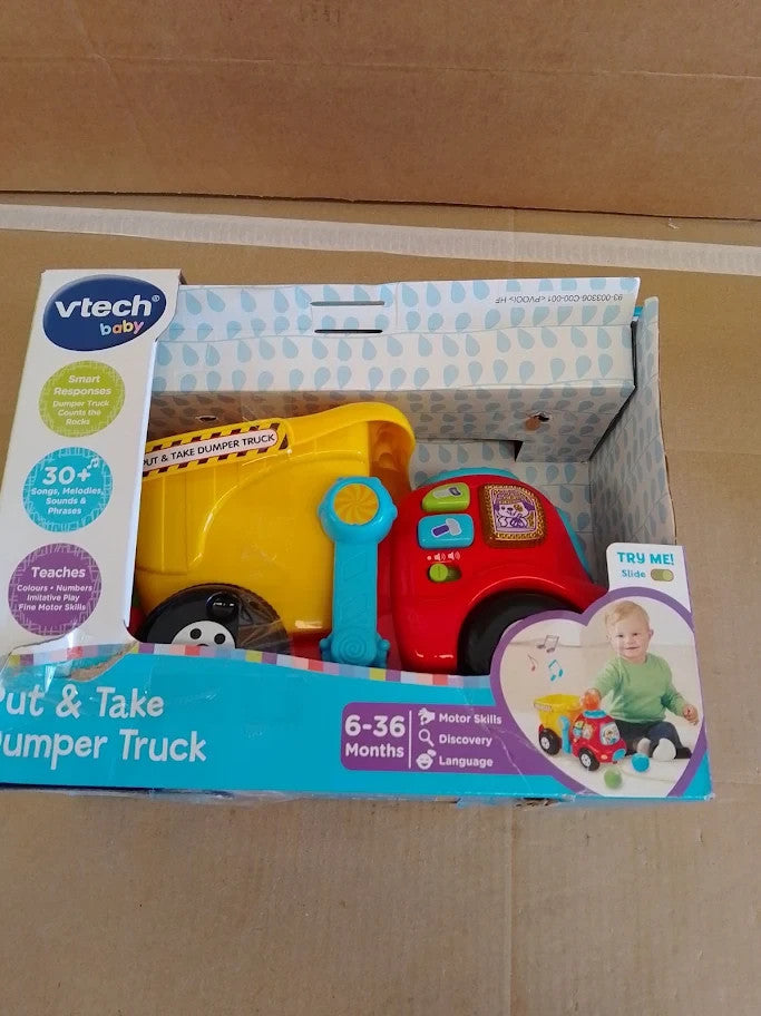 VTech Put Take Dumper Truck Baby Interactive Toys Compatible Toot Toot Cars 1+