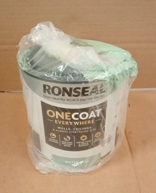 Ronseal One Coat Everywhere Paint Muted Jade Matt 2.5L Interior Walls Ceiling