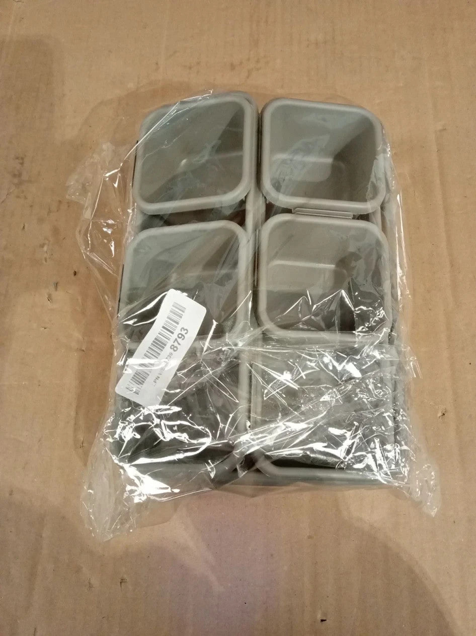 ASelected 10 Pieces Drawer Organiser Interlocking Dividers Plastic Storage New