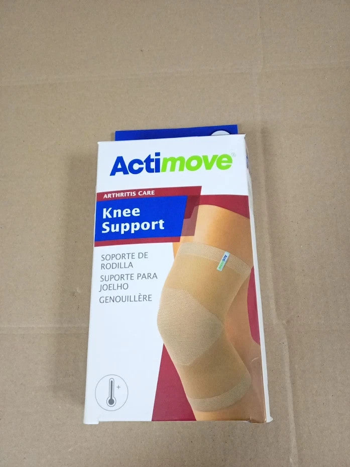 Actimove Arthritis Care Knee Support Beige XL Light Compression Warmth Brace New