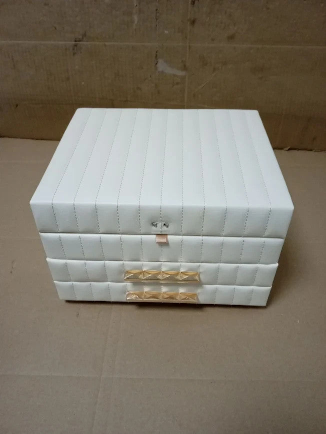 Sonmics Home Anah Collection 3 Tier Jewellery Box Mirror Organiser JBC183W01