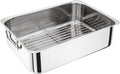 Judge Extra Large Stainless Steel Roasting Pan Rack Oven Safe 36x26x10cm New