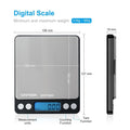 Grifema GA2003 Digital Kitchen Trays 500g 0.05g Pocket Scales Silver New