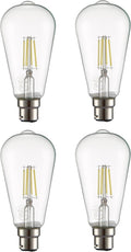 Tekled ST64 Filament Vintage LED Bulbs B22 Bayonet Cap Energy Saving 4W New