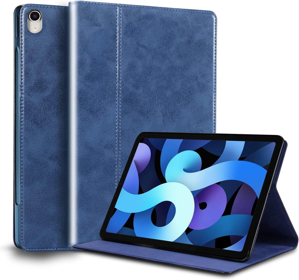 Gexmil Leather Case iPad Air 11in iPad Air 10.9 Premium Leather Cover Blue New