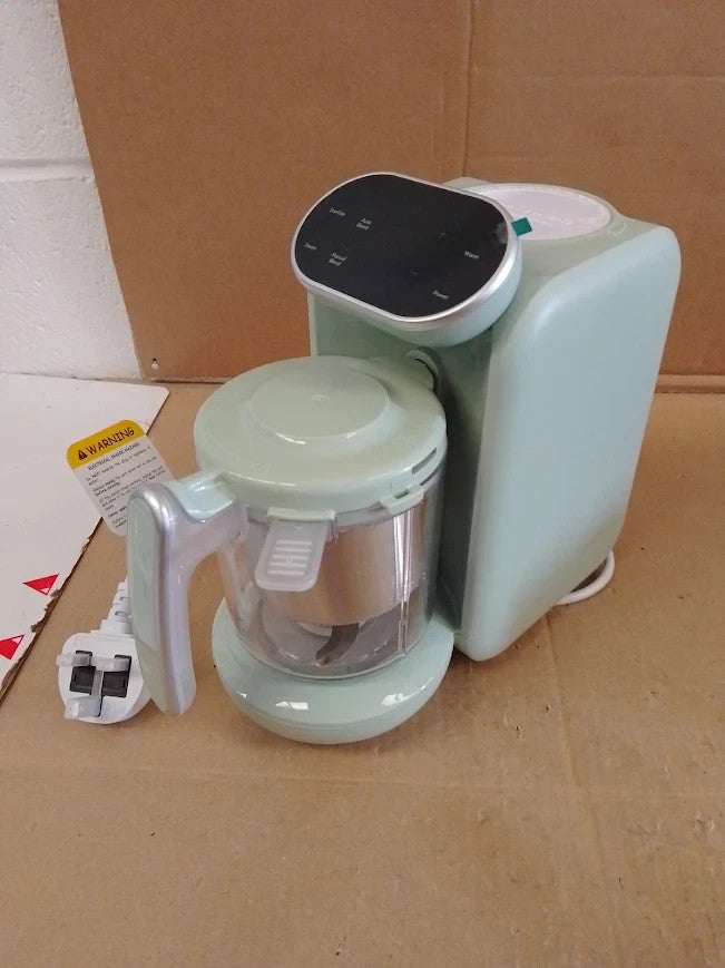 Chefhandy Baby Food Maker Processor 5 In 1 Baby Food Steamer Blender Green 300W