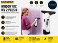 Karcher Window Vac WV 2 Plus N Battery Running Time 35 min LED Display