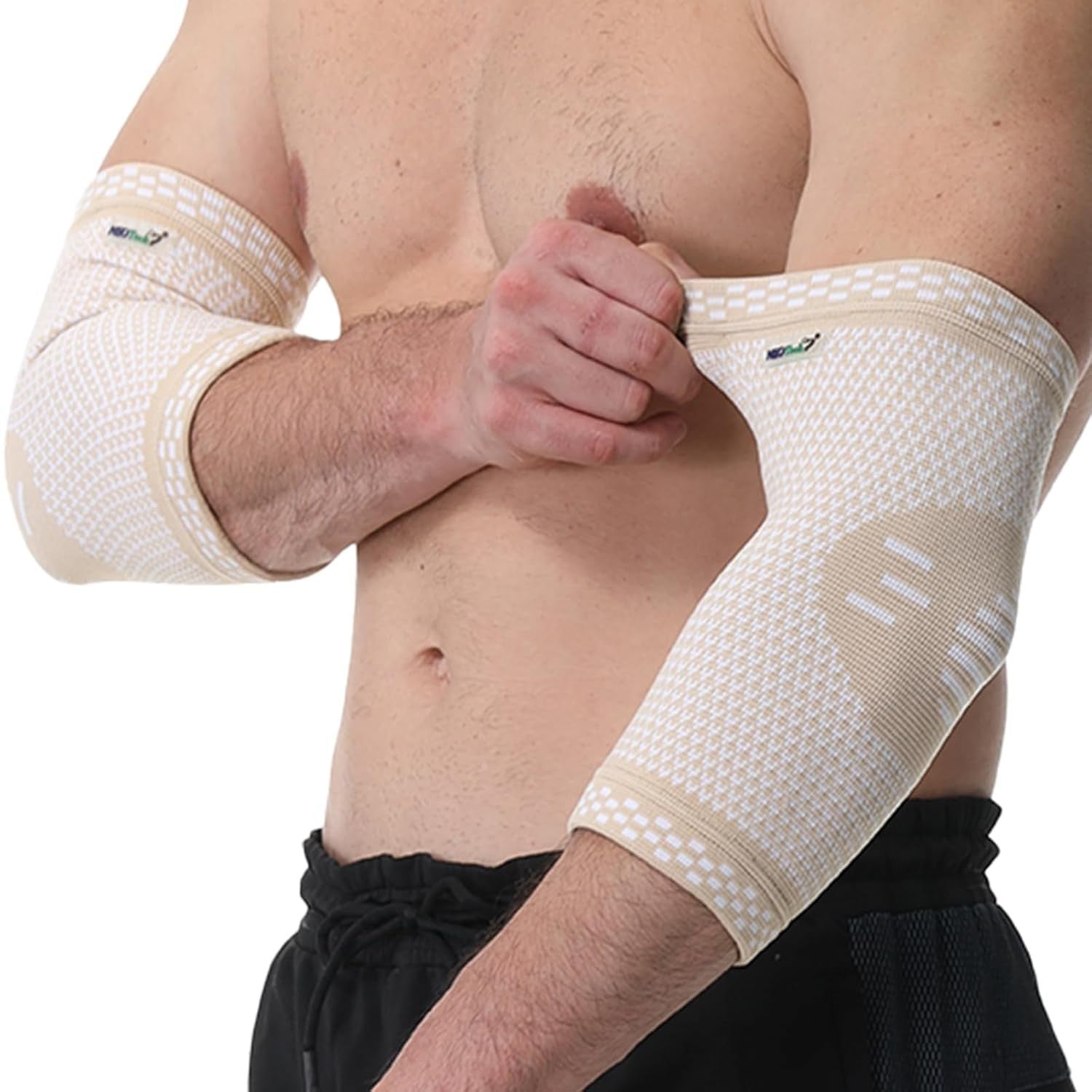 Neotech Care Elbow Support Sleeve Bamboo Fiber 3D Weaving Knitted Small New