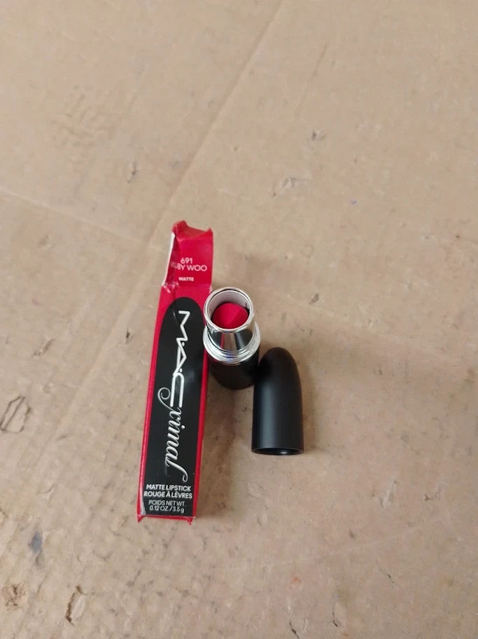 Mac Retro Matte Lipstick Ruby Woo 691 3g Long Lasting Red New
