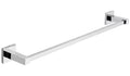 Habitat Rectangular Wall Mounted Towel Rail Sleek Chrome Finish 8x45.8x4.5cm New