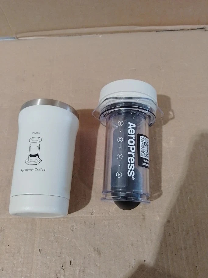 AeroPress Go Plus Small Portable Coffee Maker Kit Travel Camping Office 567g Cap