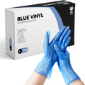 Eatasty Disposable Gloves Blue Vinyl Powder Latex Free Large Pack 100 New
