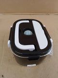 Fuutilake Heated Lunch Box 1.8L Large Capacity Carry Bag Spoon 3 In 1 80W