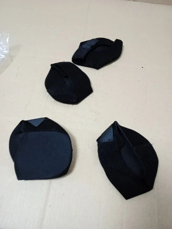 Easicuti Plantar Fasciitis Gel Heels Cup Protectors 2 Pairs Cushion Pad Black