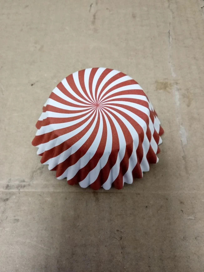 PME Foil Lined Cupcake Cases Candy Cane Pack Multicolor Small New