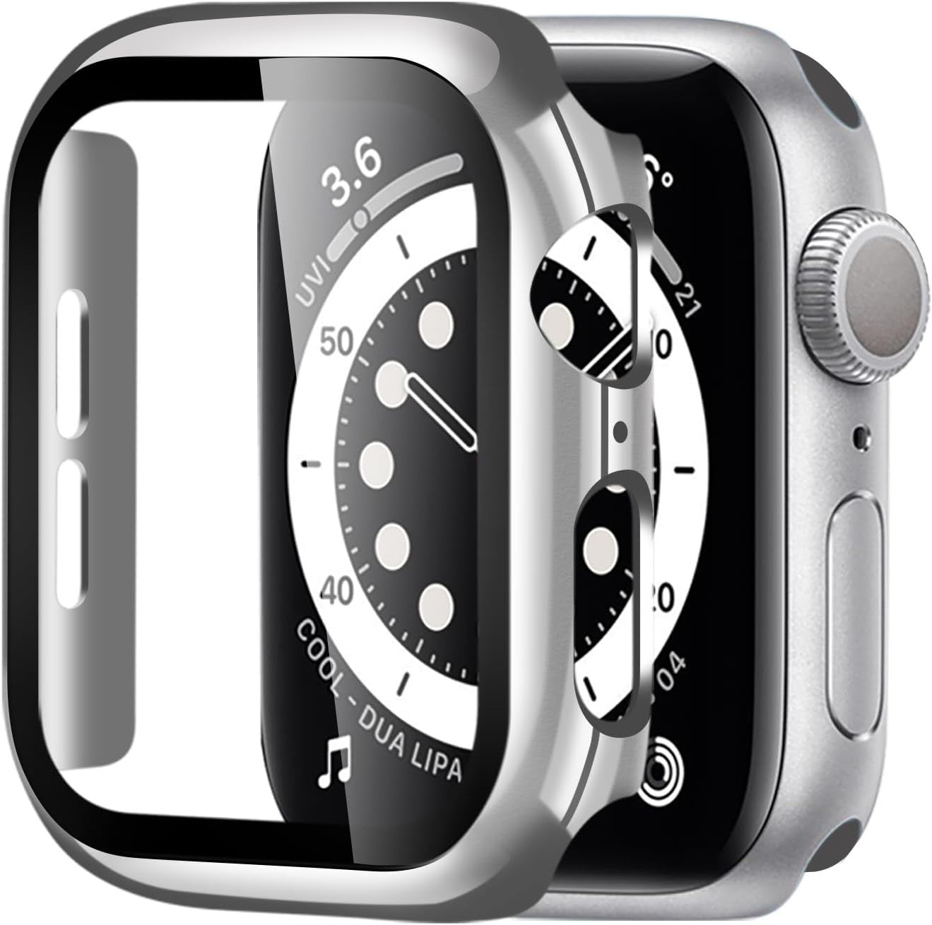 Beliyo 2024 Latest Model Hard Case Apple Watch 9 8 7 41mm iWatch Screen New