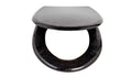 Argos Home Black Glitter Slow Close Toilet Seat Length Amid Hinges 85-178mm New