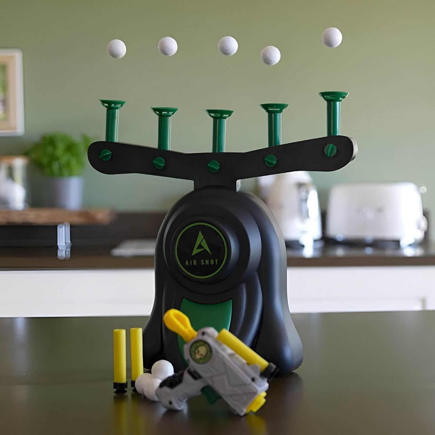 #winning Air Shot Hovering Ball Foam Dart One Player Skill Shooting Blaster Game