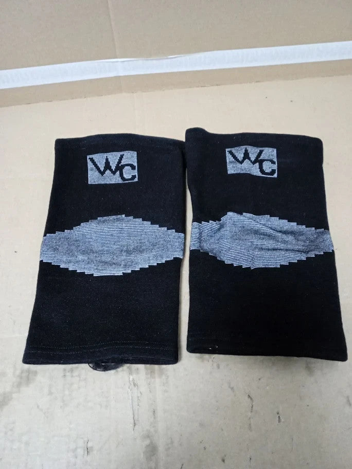 Wonder Care Black Bamboo Knee Sleeves Unisex Support Running Gym XL