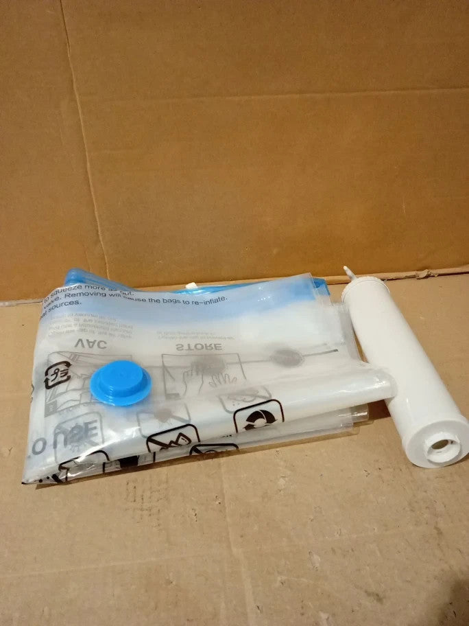 Amazon Basics Vacuum Compression Zipper Storage Bags 32x24in  Airtight Valve New