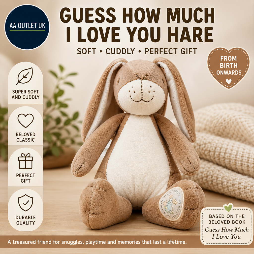 GUESS HOW MUCH I LOVE YOU HARE Brown Large Nutbrown 13x11x22cm