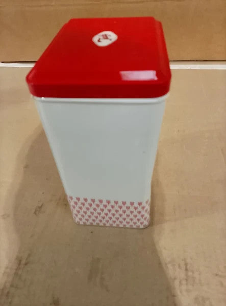 Tala Originals Plain Flour Storage Tin Red 12.5x9.3cm Durable Stylish Kit