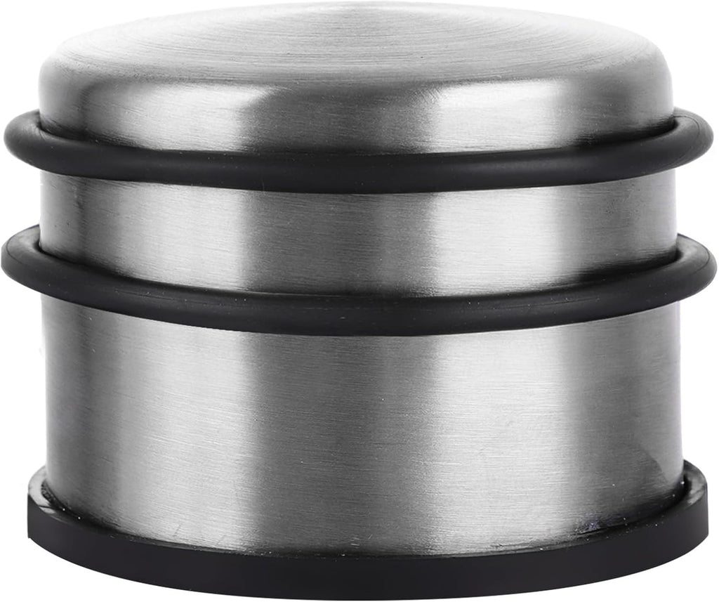 ASelected 2.2Lb Door Stop 1Kg Heavy Duty Stainless Steel Chrome 7.5x9cm New
