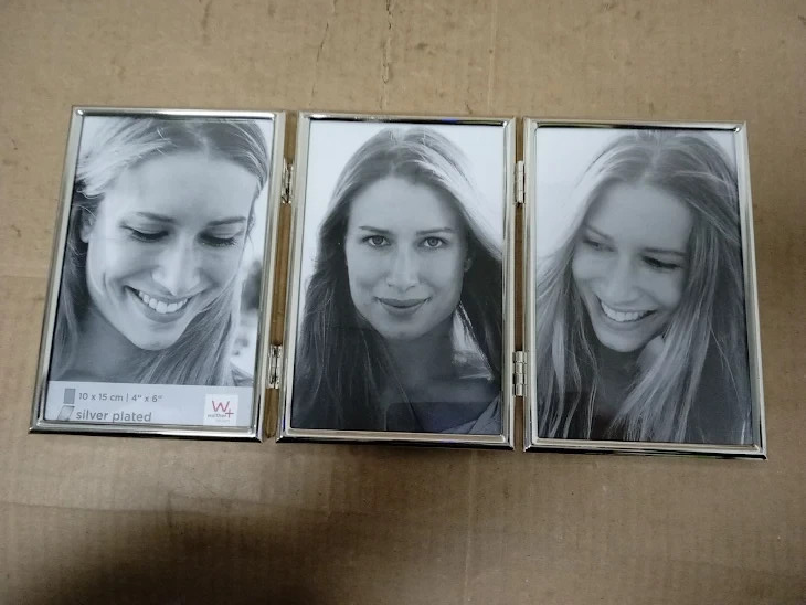 Walther Design Picture Frame Silver 3x10x15cm Chloe Portrait Frame WD315S