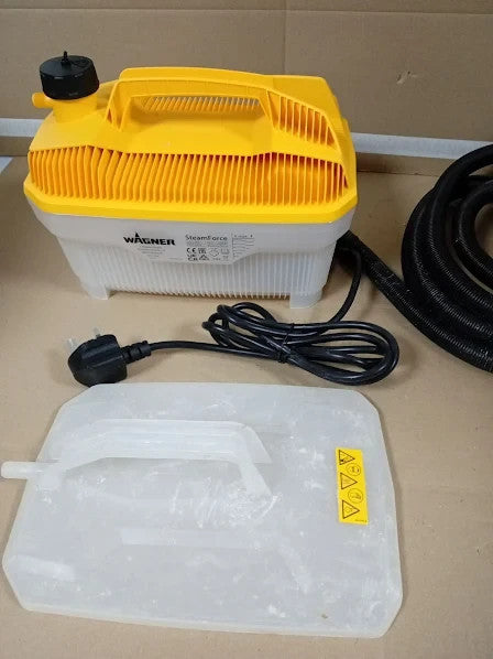 Wagner Steam Wallpaper Stripper Force 4L Steaming Time Max 70 7m Hose 230V New