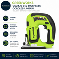 Greenworks GD24JS 24V Brushless Cordless Jigsaw Tool Only Variable Speed