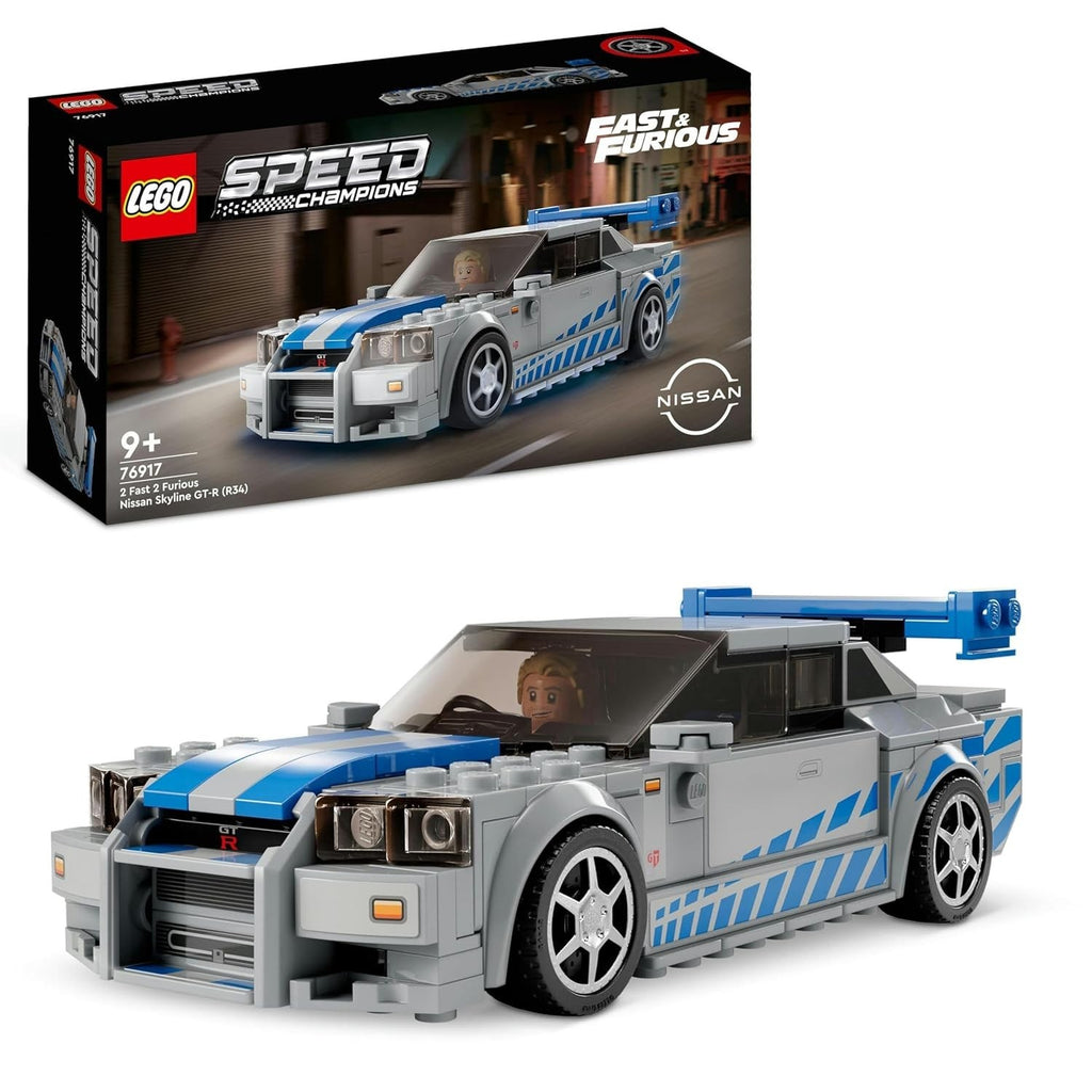 Lego Speed Champions 2 Fast 2 Furious Nissan Skyline GT R R34 Set 9+