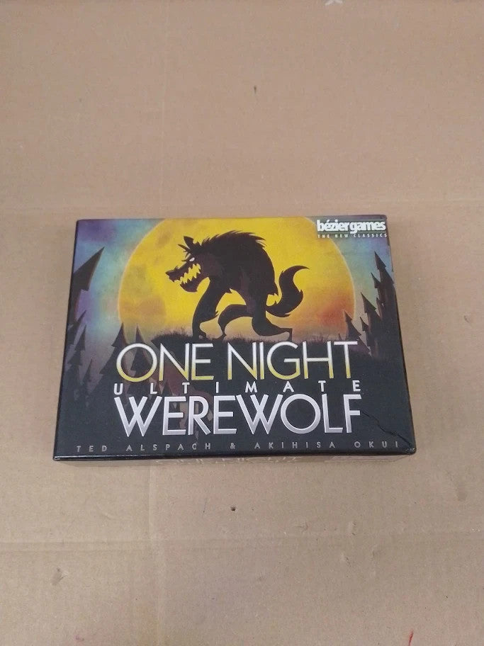 Bezier Games One Night Ultimate Werewolf Board Game 3-10 Players 8+ New