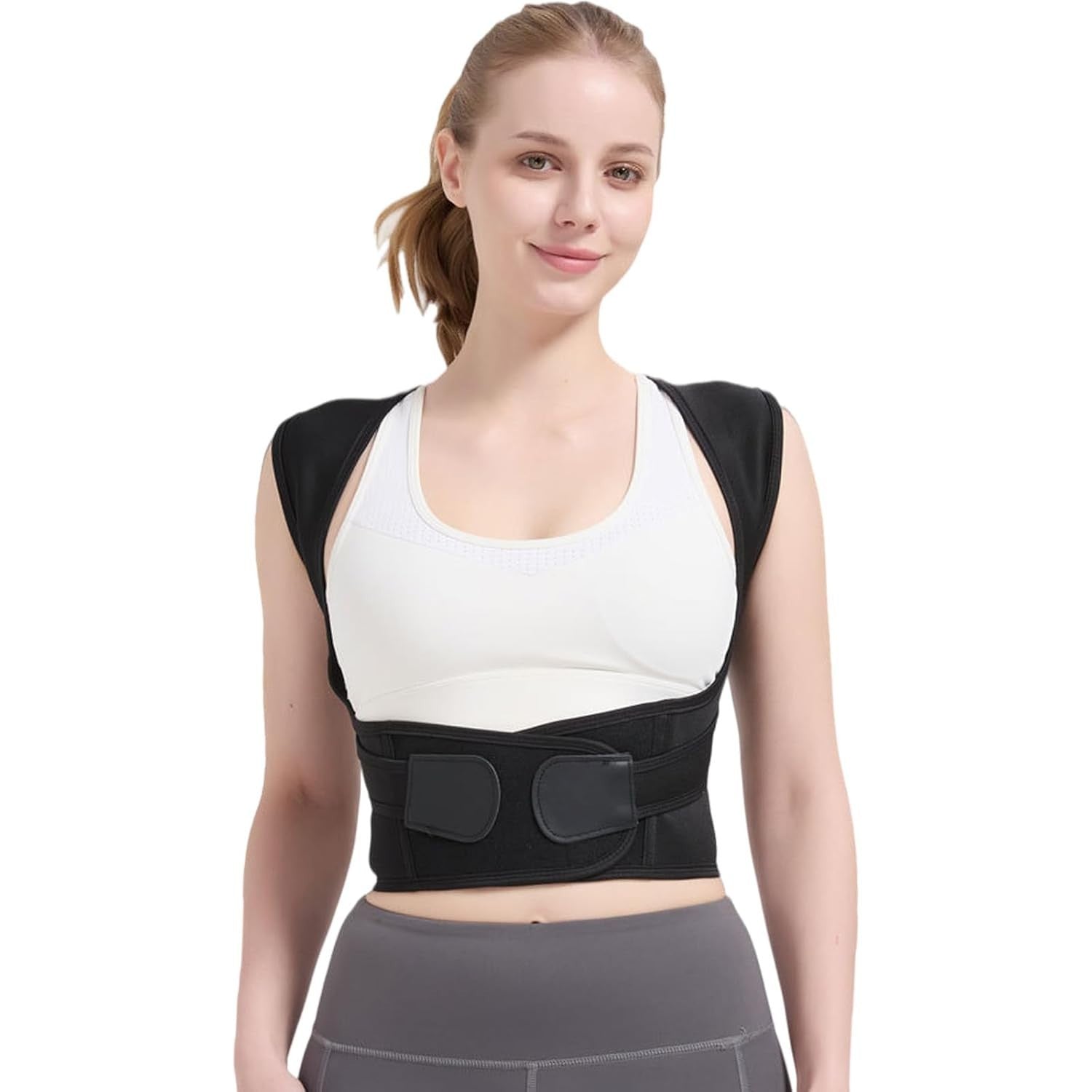 Posture Corrector Men Women Adjustable Shoulder Prevent Hunchback Large New