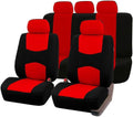 Universal Car Seat Covers Full Set Front Rear Head Rests Breatheable Protectors
