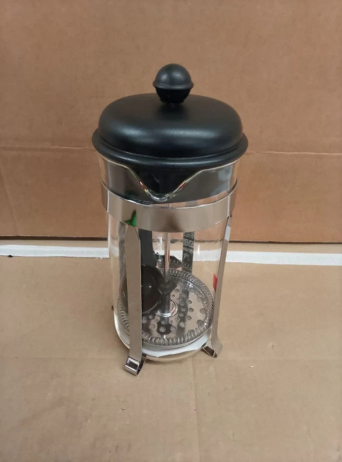 Bodum French Press Caffettiera Black 1L 8 Cup Coffee Maker Durable Glass New