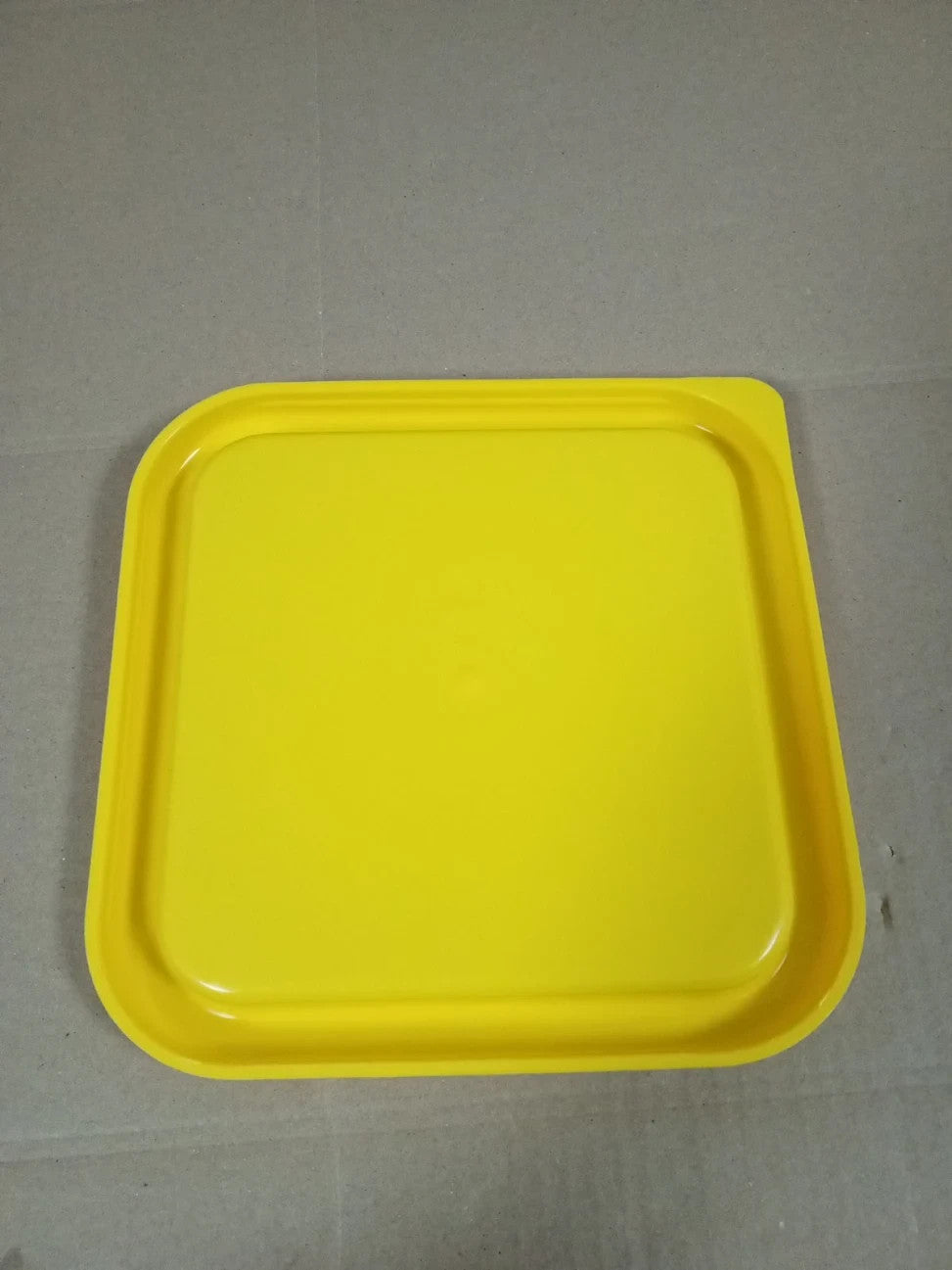 Hygiplas Square Yellow Lid Fit Small 1.5/3.5L Dishwasher Safe Tight Seal New