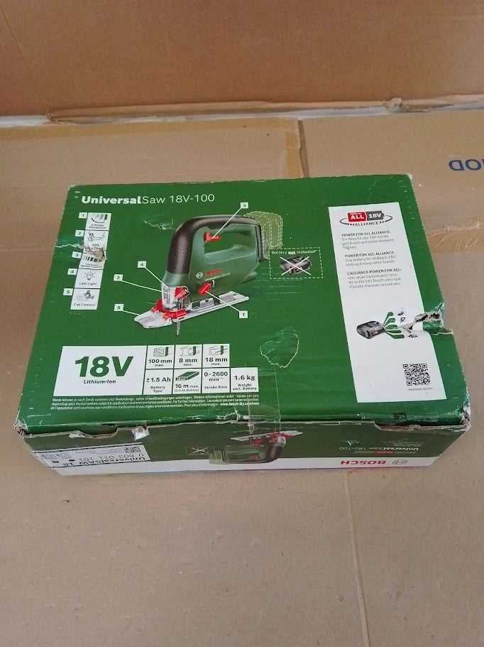 Bosch Home Garden Cordless Jigsaw UniversalSaw 100 18V System Body Only