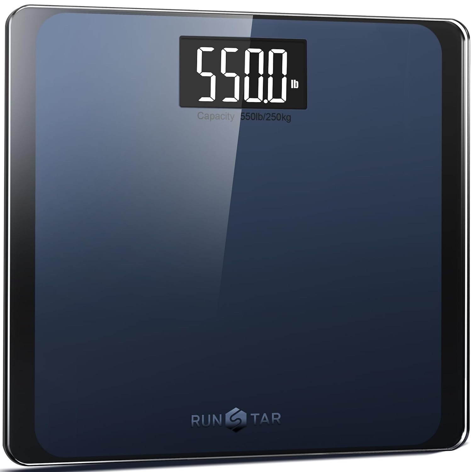 RunSTAR 550lb Bathroom Digital Scale Body Weight Ultra Wide Platform LCD New