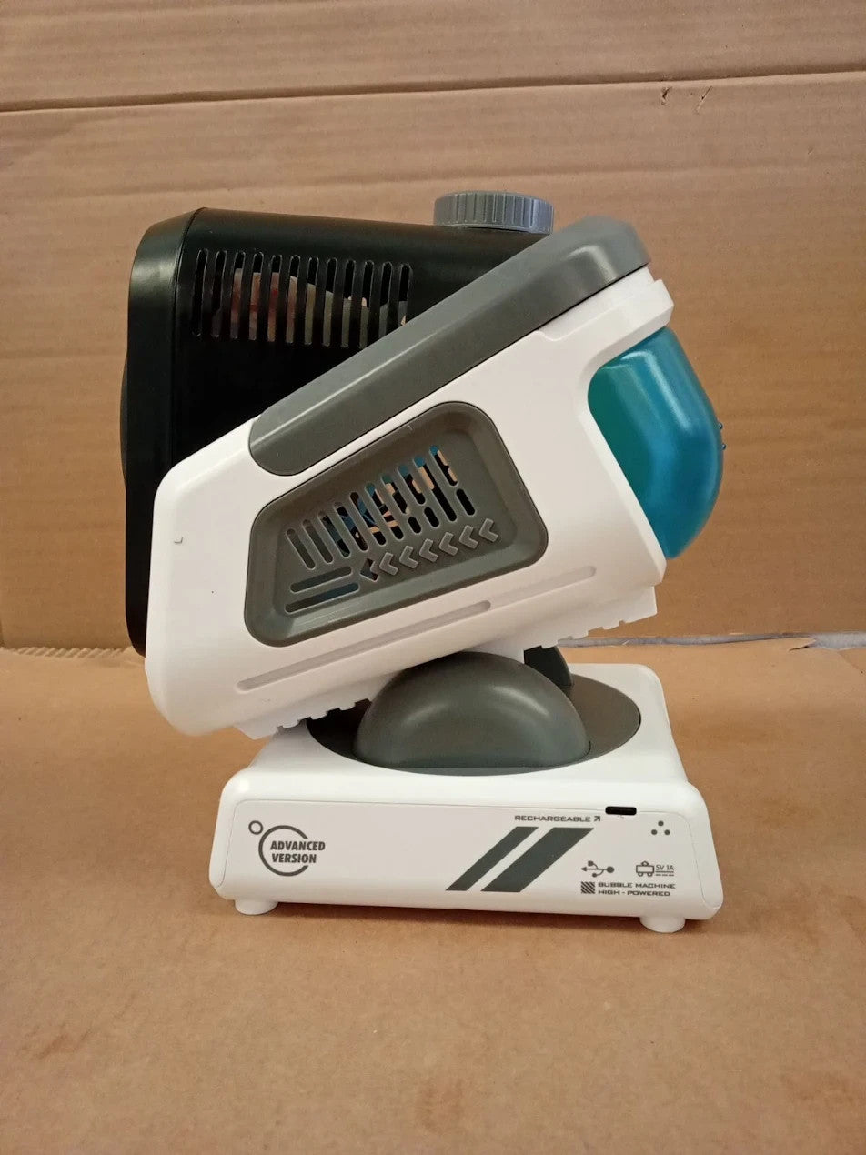 Belemar Upgraded Bubble Machine Remote Control Automatic Rotation & RGB Light