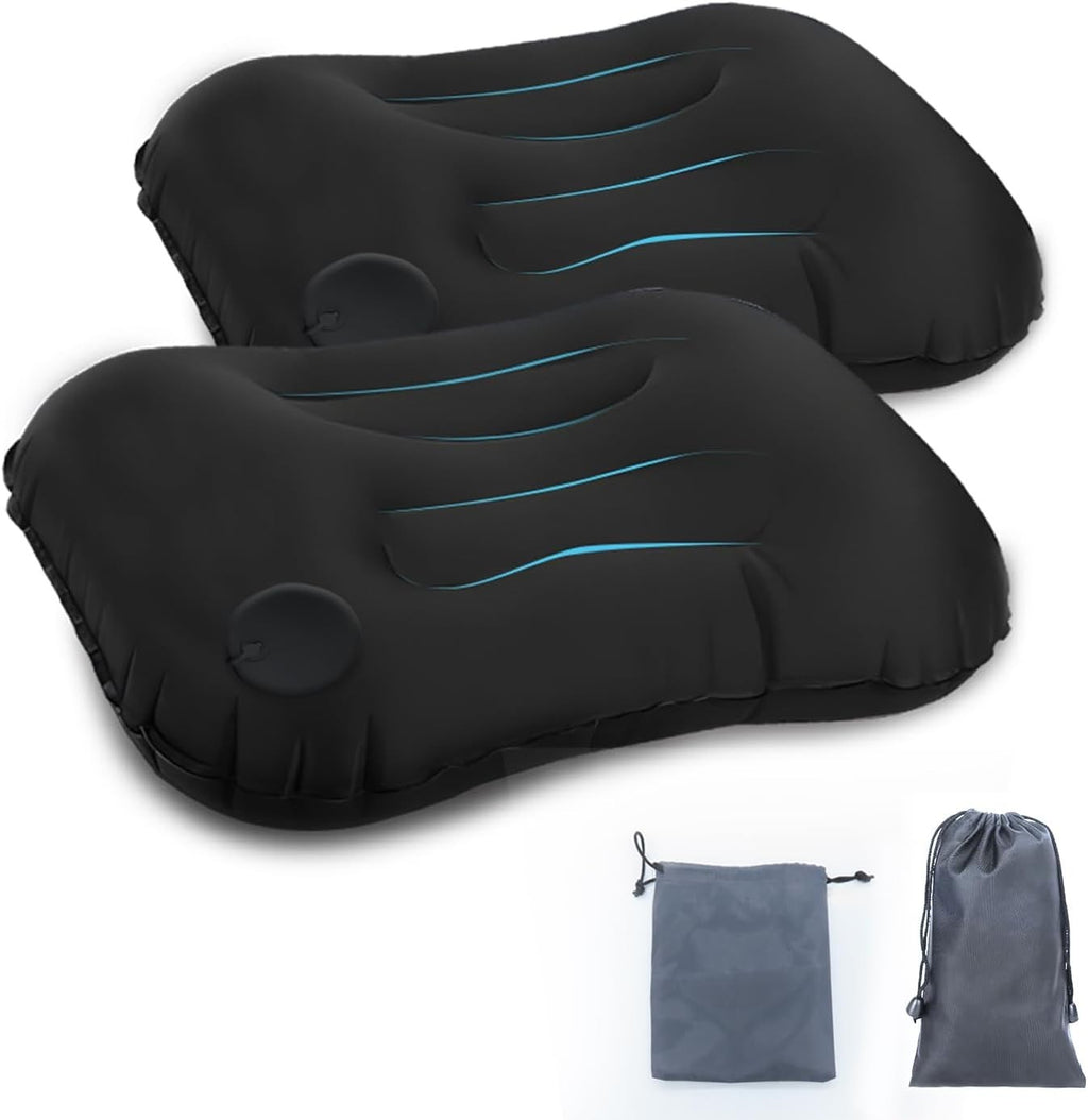 Sigandg Ultralight Camping Pillows Adults Camping Pillow Inflatable 10x8x4cm New